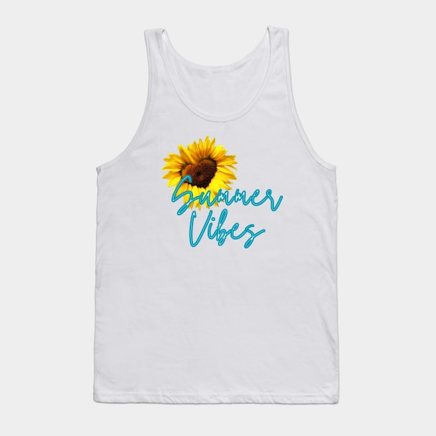 Summer Vibes Tank Top by Hilary's Flower House